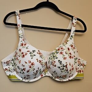 Cacique Floral Print Women's Boost Plunge Bra 44D